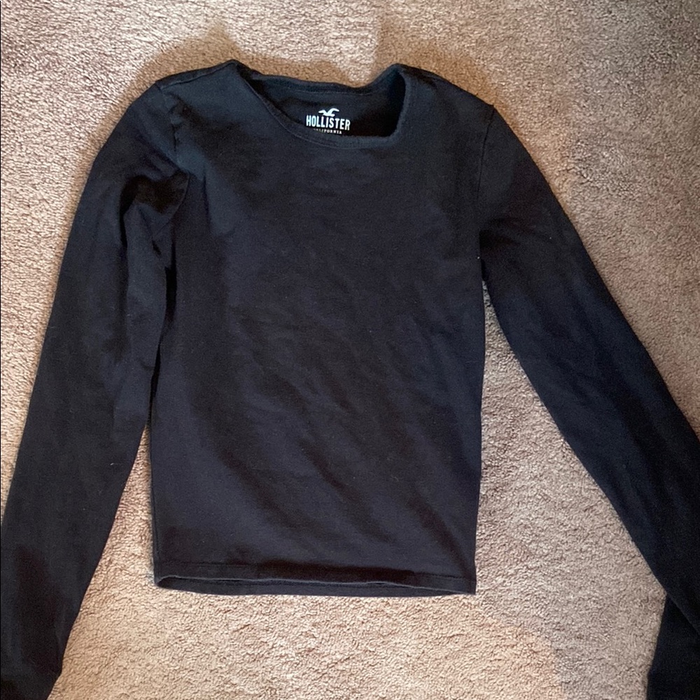 Hollister Black Long Sleeve Top